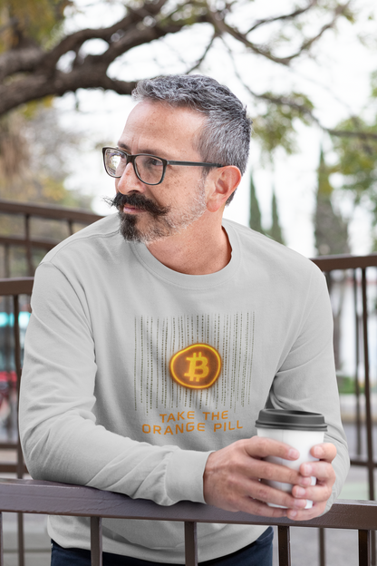 Take The Orange Pill Bitcoin Long Sleeve