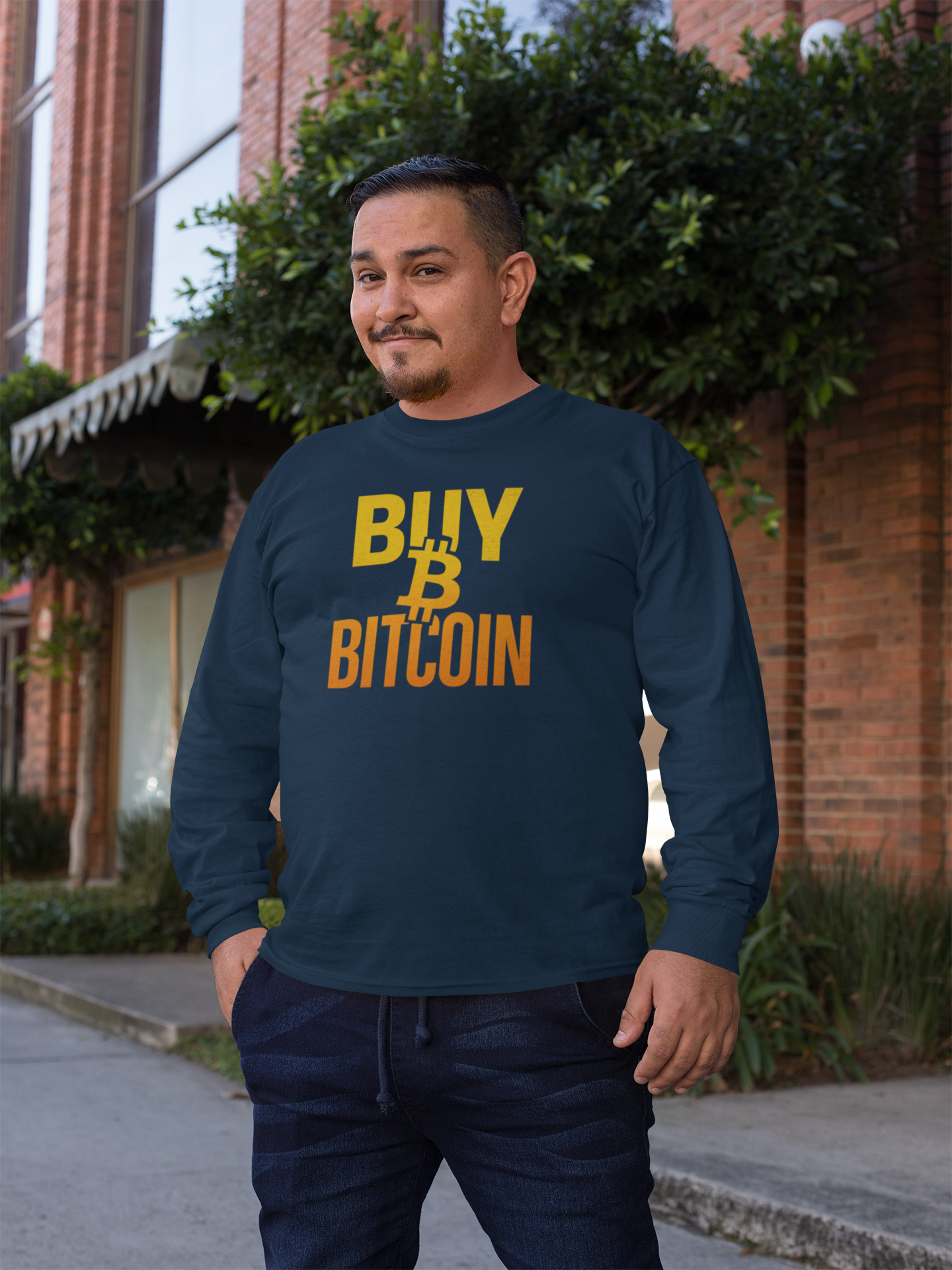Buy Bitcoin Crypto Long Sleeve Shirt