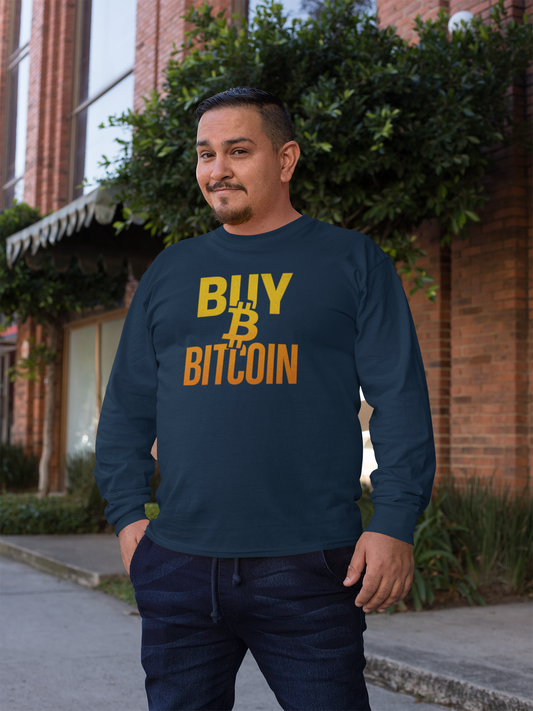 Buy Bitcoin Crypto Long Sleeve Shirt